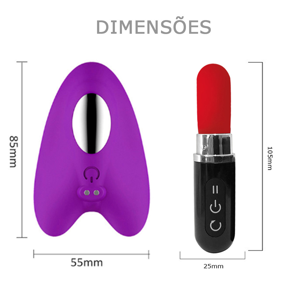 Vibrador Discreto Recarregável em Silicone 12 Vibrações e Controle em Formato de Batom Ebby Roxo | Foto 05 Vibrador Discreto Recarregável em Silicone 12 Vibrações e Controle em Formato de Batom Ebby Roxo | Foto 05