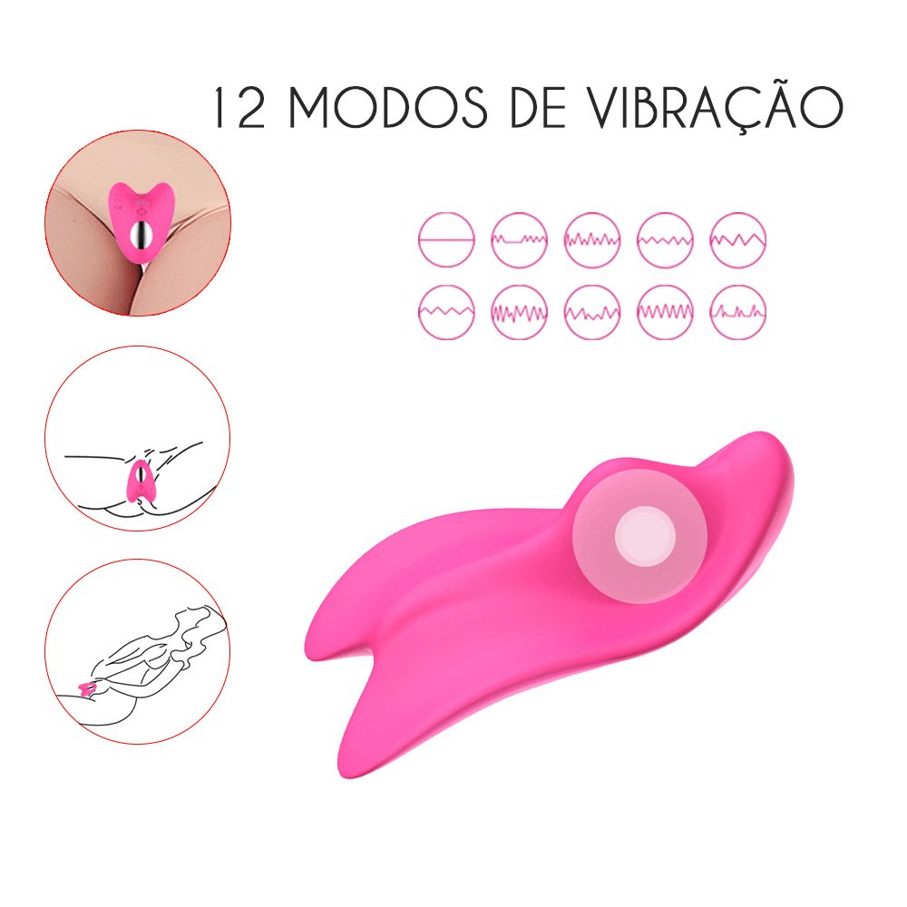Vibrador Discreto Recarregável em Silicone 12 Vibrações e Controle em Formato de Batom Ebby Pink | Foto 06 Vibrador Discreto Recarregável em Silicone 12 Vibrações e Controle em Formato de Batom Ebby Pink | Foto 06
