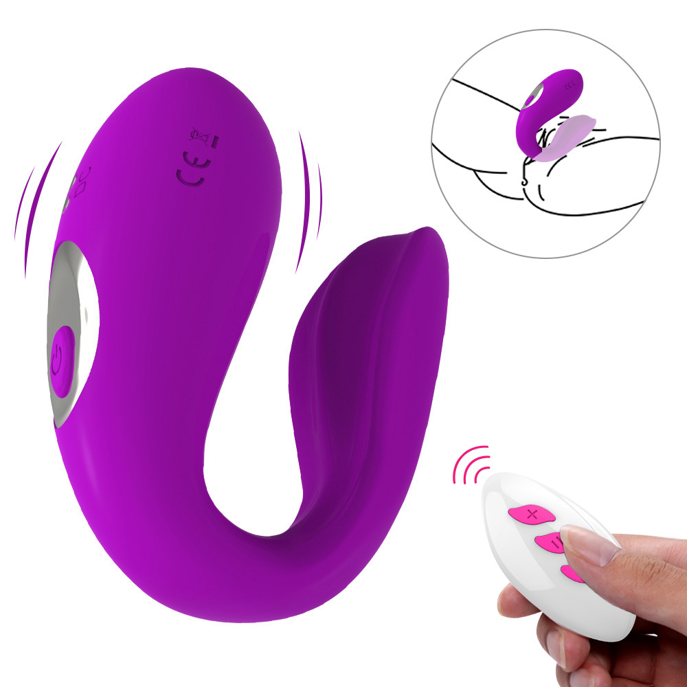 Vibrador para Casal Recarregável em Silicone com 12 Vibrações e Controle sem Fio Ulove Roxo | Foto 01 Vibrador para Casal Recarregável em Silicone com 12 Vibrações e Controle sem Fio Ulove Roxo | Foto 01