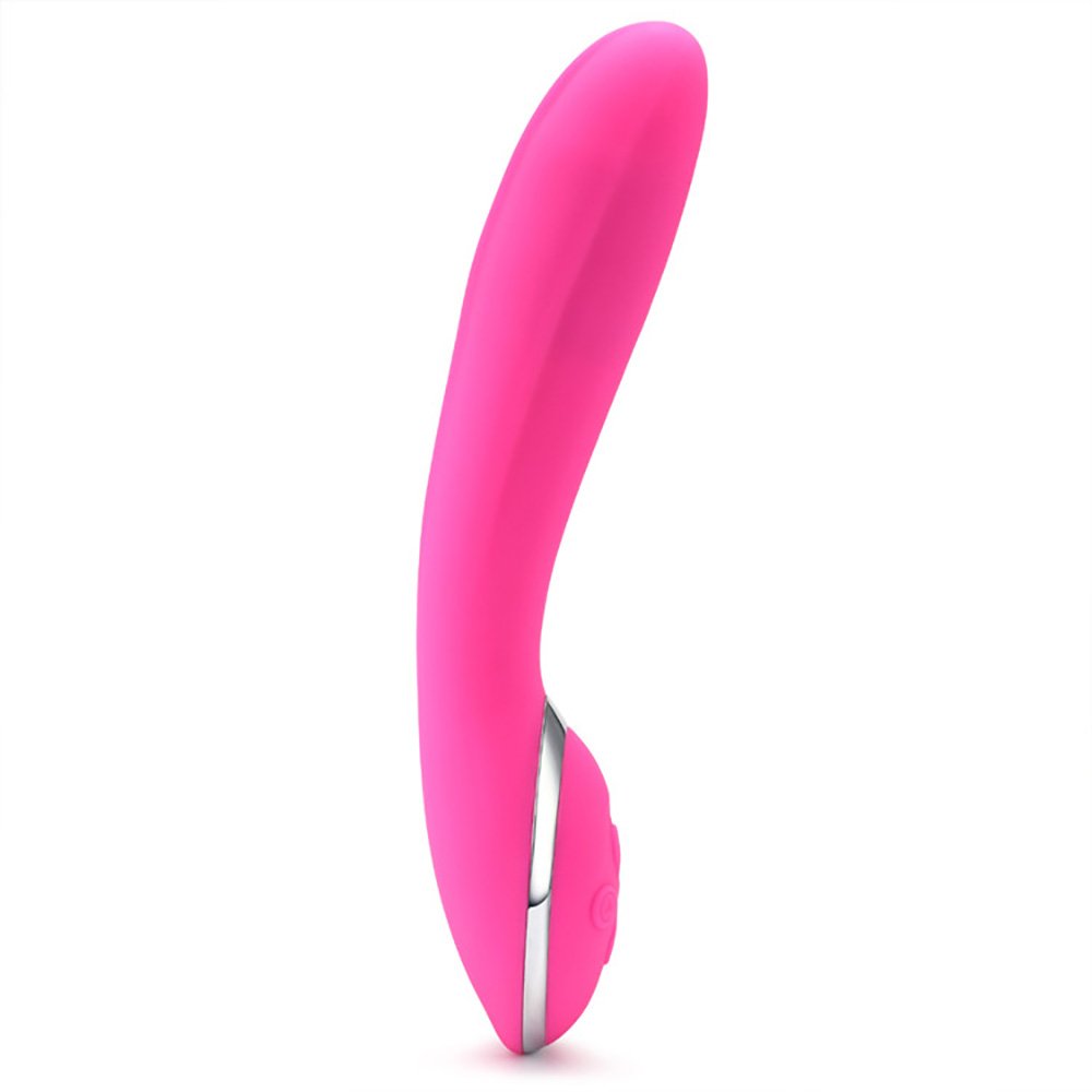 Vibrador Ponto G em Silicone Recarregável com 12 Vibrações Basil Pink | Foto 01 Vibrador Ponto G em Silicone Recarregável com 12 Vibrações Basil Pink | Foto 01