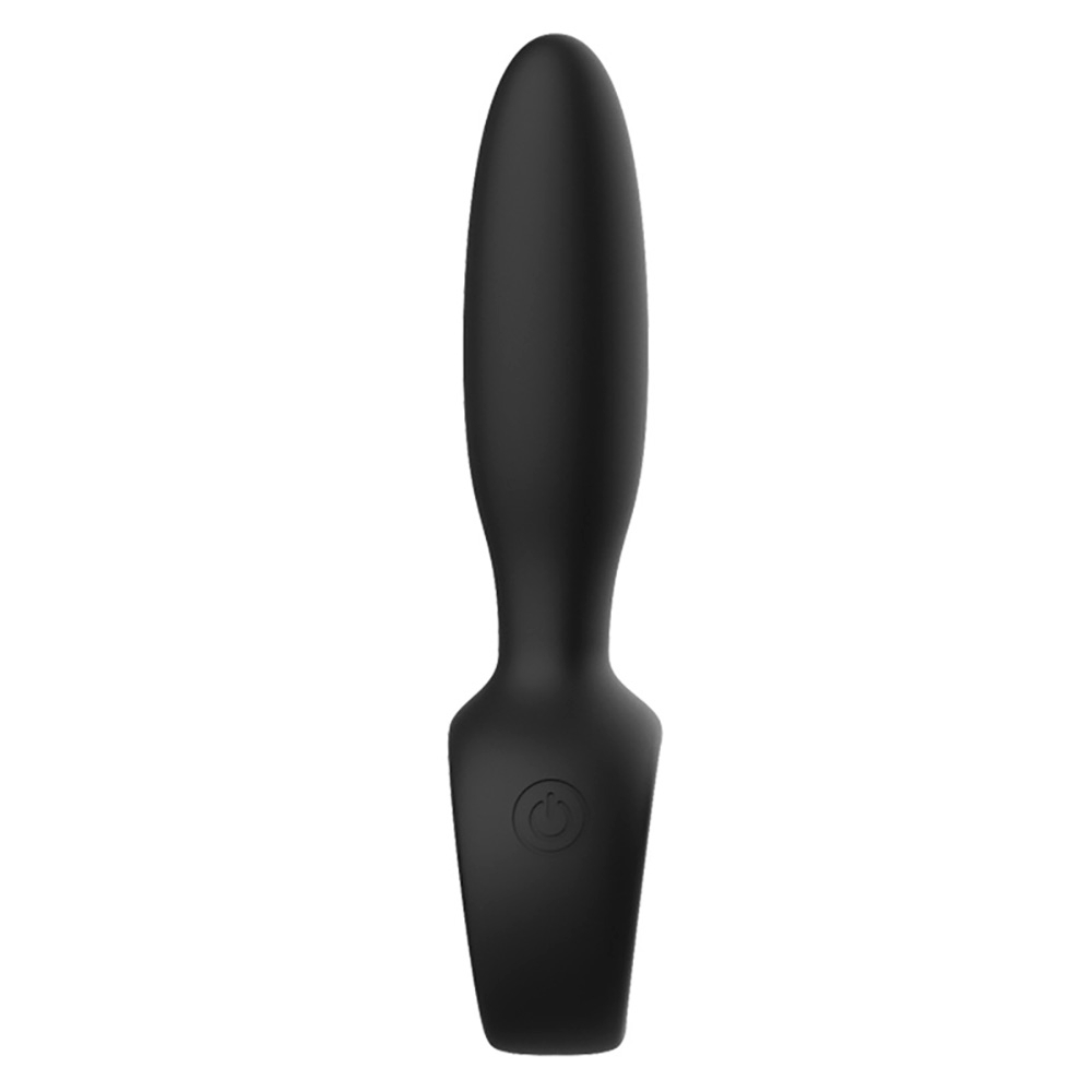 Plug Anal com Vibrador Recarregável em Silicone com 12 Vibrações Dylon Preto | Foto 03 Plug Anal com Vibrador Recarregável em Silicone com 12 Vibrações Dylon Preto | Foto 03