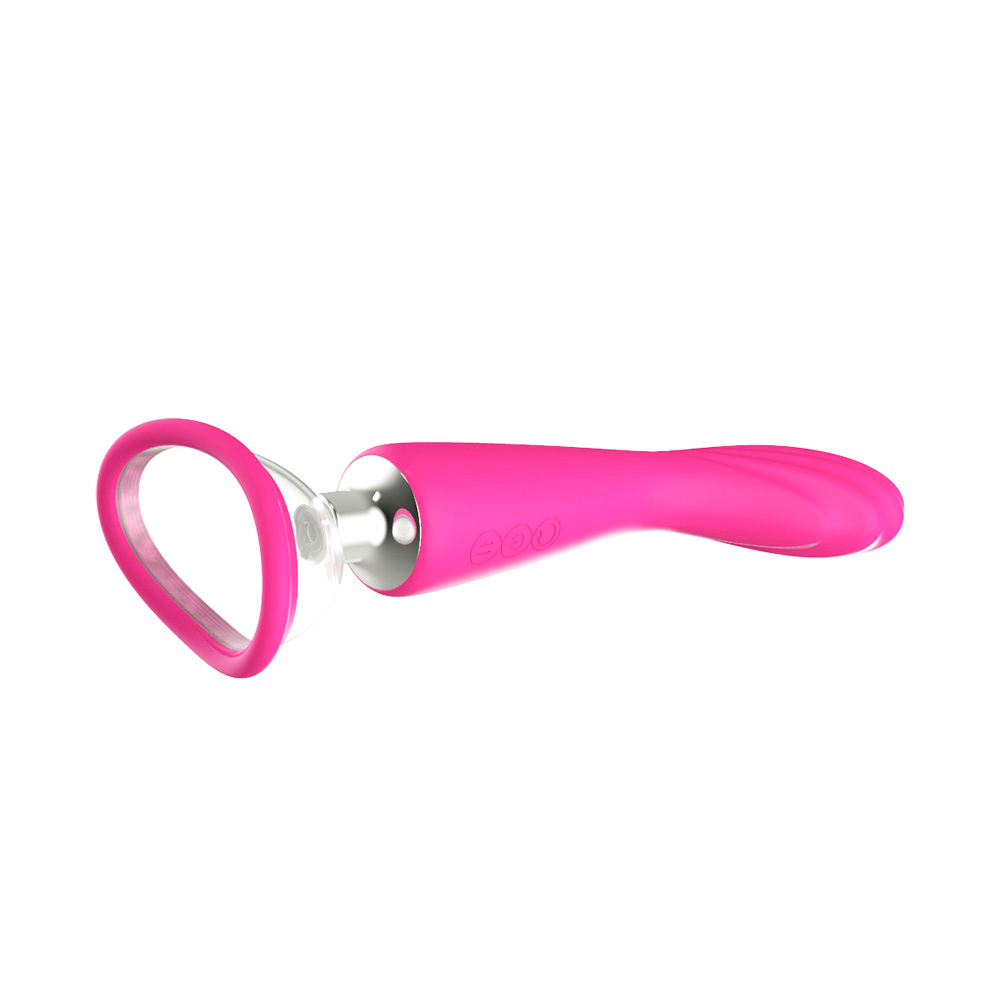 Vibrador Ponto G em Silicone Recarregável 7 Vibrações com Suporte para Bomba Vaginal Alon Pink | Foto 03 Vibrador Ponto G em Silicone Recarregável 7 Vibrações com Suporte para Bomba Vaginal Alon Pink | Foto 03