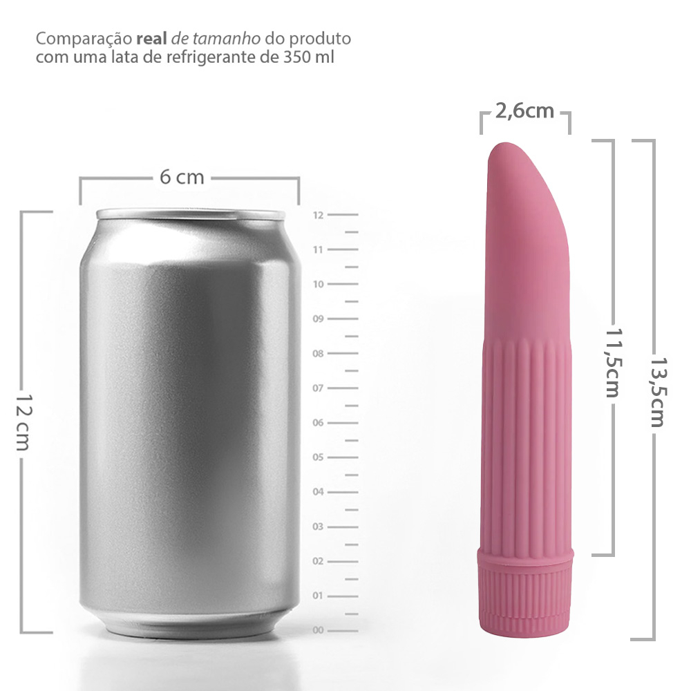 Vibrador Personal em Pl�stico R�gido Multivelocidade Feminist Rosa em vista diagonal inferior, evidenciando base