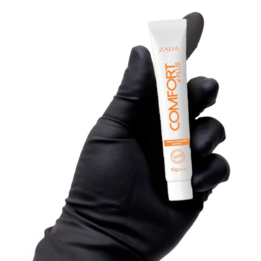 Detalhe do bico da embalagem do Creme Dessensibilizante Comfort Plus para aplica��o precisa