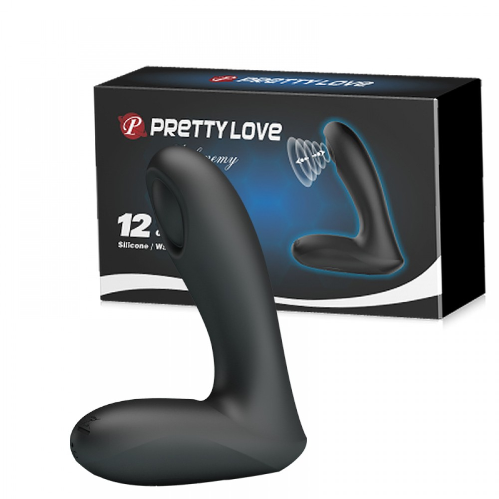 Estimulador de Próstata em Silicone, Recarregável, 12 Funções de Pulsação, USB, Archenemy Preto | Foto 01