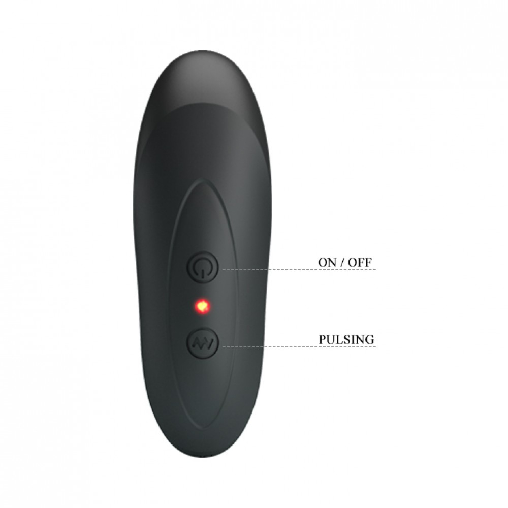 Estimulador de Próstata em Silicone, Recarregável, 12 Funções de Pulsação, USB, Archenemy Preto | Foto 04