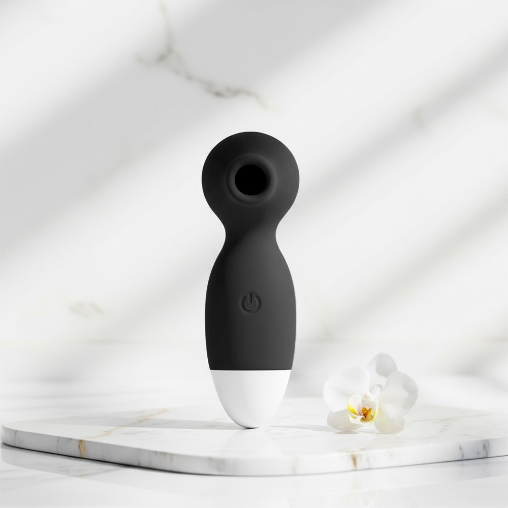 Pulsador de Clit�ris Recarreg�vel em Silicone com 7 Pulsa��es Sam Preto | Foto 03