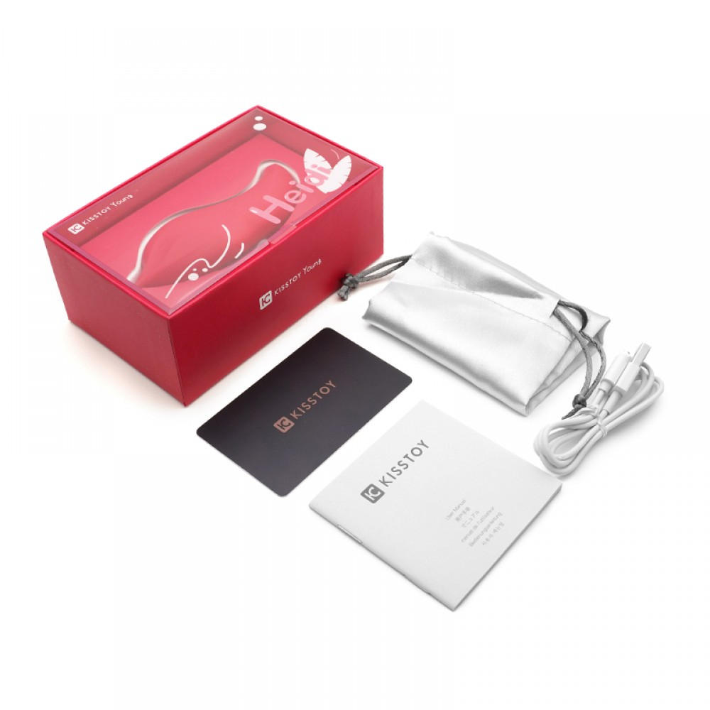 Vibrador Heidi Pink em composi��o, evidenciando seu tamanho compacto e cor rosa vibrante