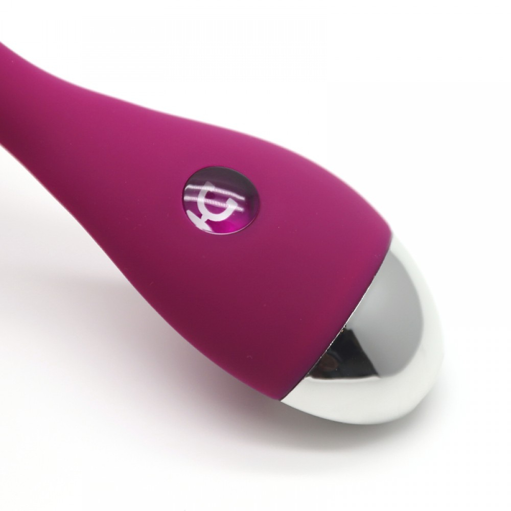 Vibrador Feminino Recarregável em Silicone com 10 Vibrações Evelyn Roxo | Foto 04