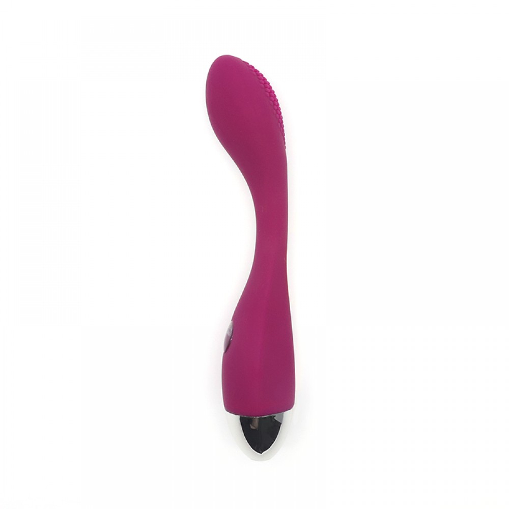 Vibrador Feminino Recarregável em Silicone com 10 Vibrações Evelyn Roxo | Foto 06