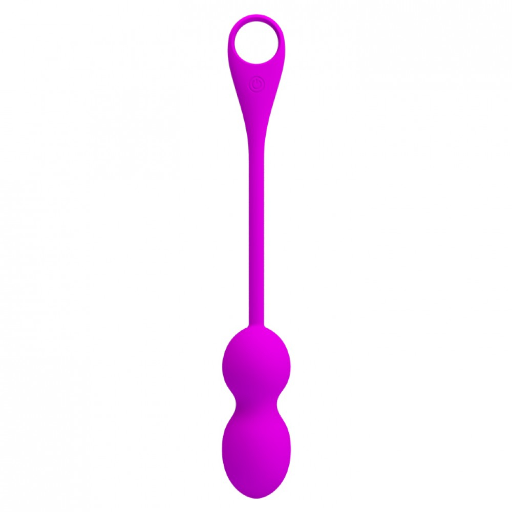 Bola de Pompoarismo Kegel Ball Recarregável, Silicone, 12 Vibrações, Controle sem Fio, Elvira Roxa | Foto 03