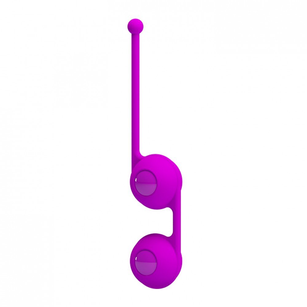 Bola de Pompoarismo Kegel Ball em Silicone Tighten Up III 39g Cada Roxa | Foto 04