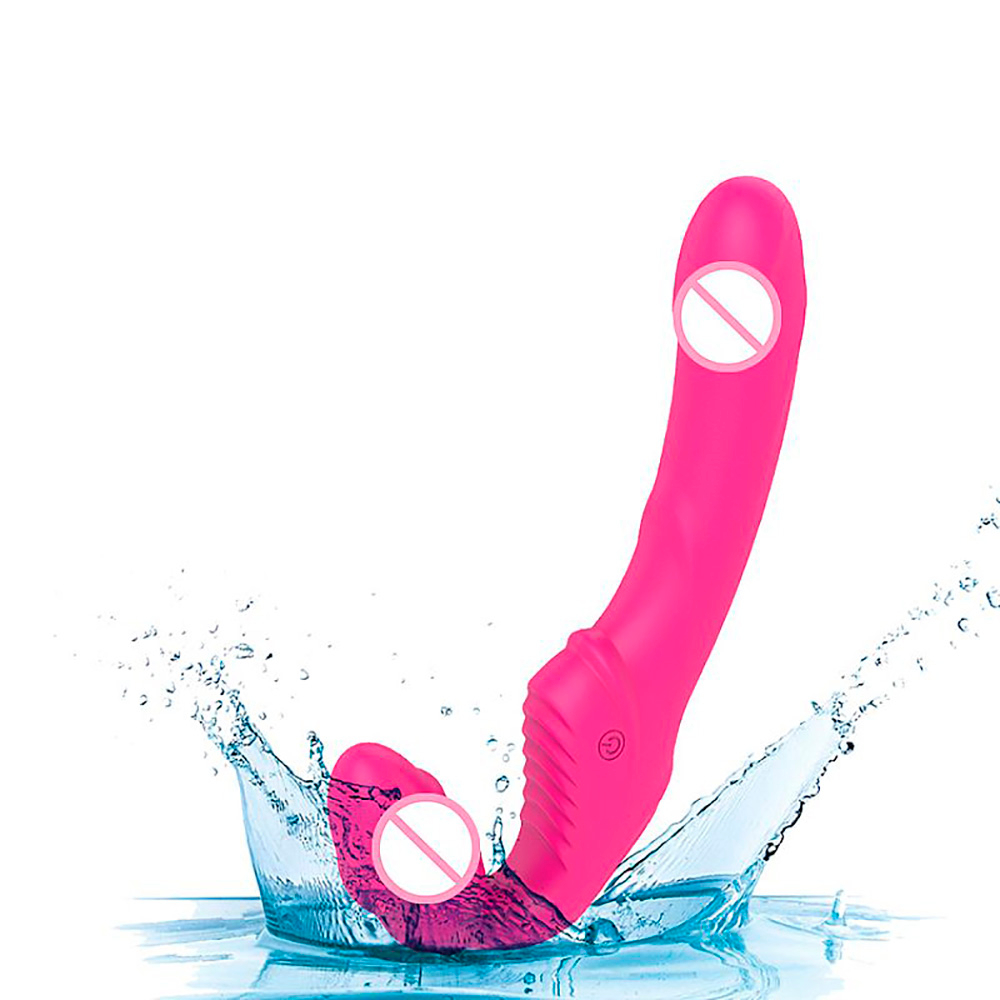 Cinta Peniana para Ela para Invers�o de Papel em Silicone com 9 Vibra��es Nana Pink | Foto 03