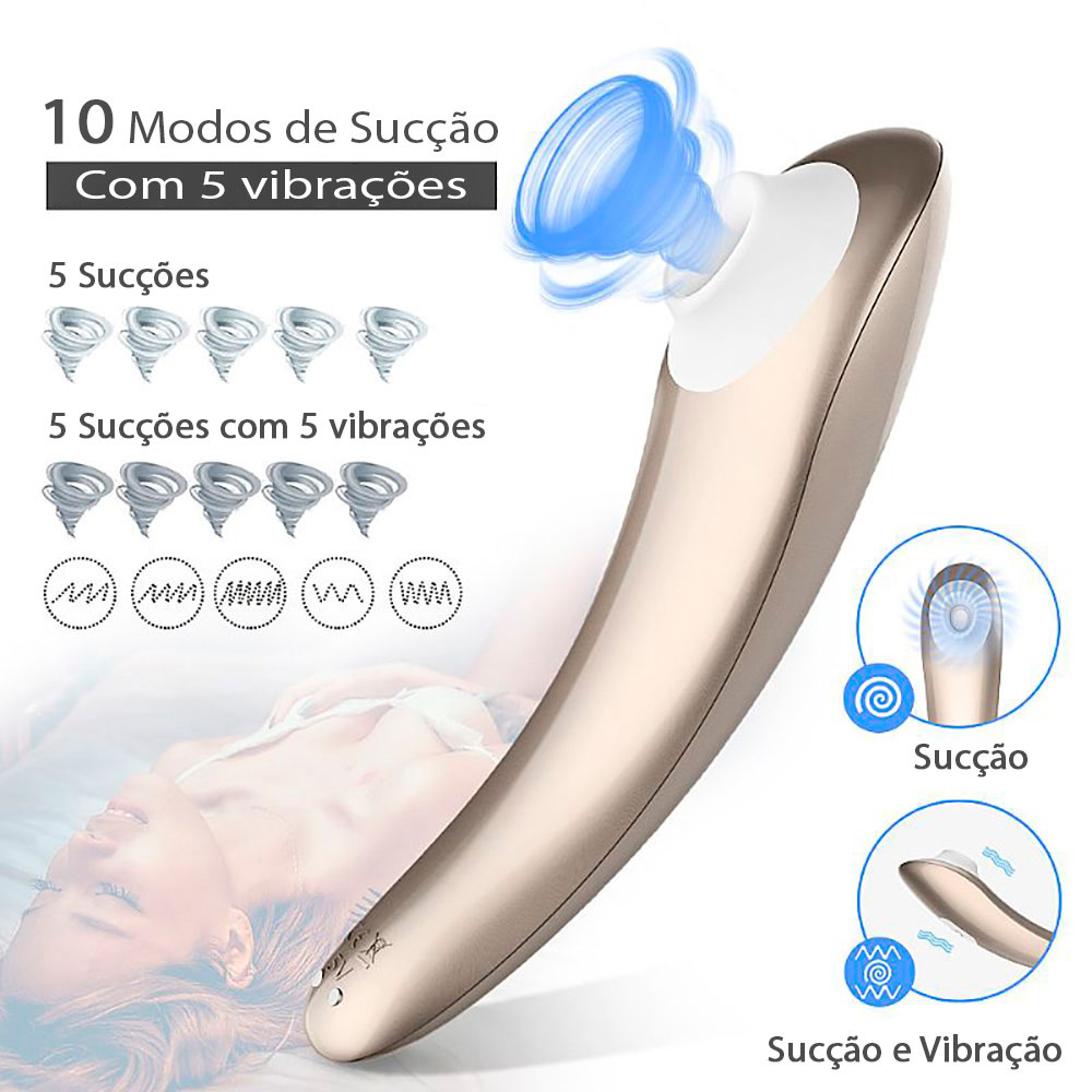 Sugador de Clit�ris Screaming Pro Prata - Detalhe da porta de carregamento USB
