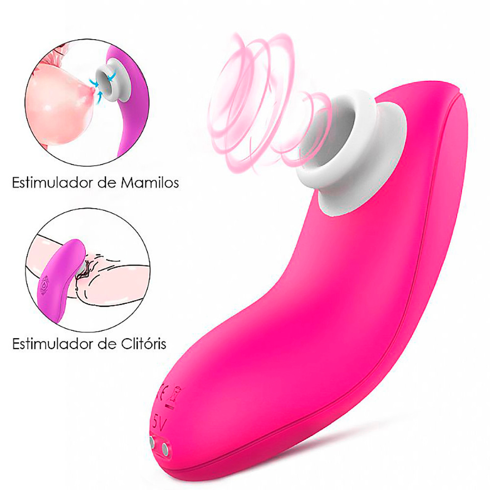 Sugador de Clitóris com 10 Modos de Sucção Pluse Pink | Foto 06 Sugador de Clitóris com 10 Modos de Sucção Pluse Pink | Foto 06