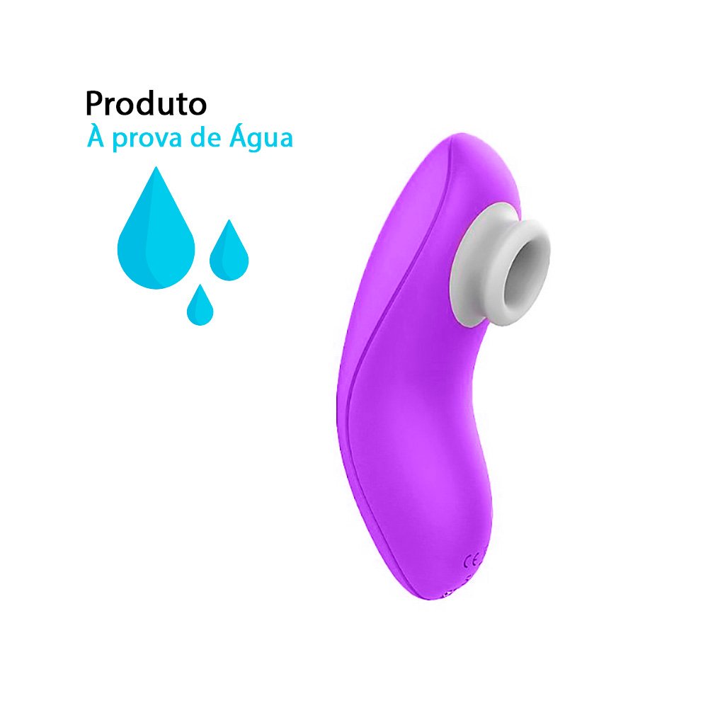 Sugador de Clit�ris com 10 Modos de Suc��o Pluse Roxo | Foto 05