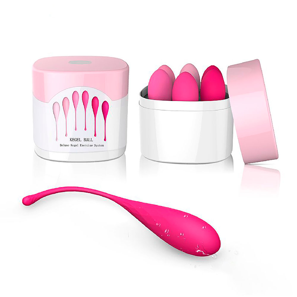 Kit de Bola de Pompoarismo Kegel Ball Deluxe Pink | Foto 01 Kit de Bola de Pompoarismo Kegel Ball Deluxe Pink | Foto 01