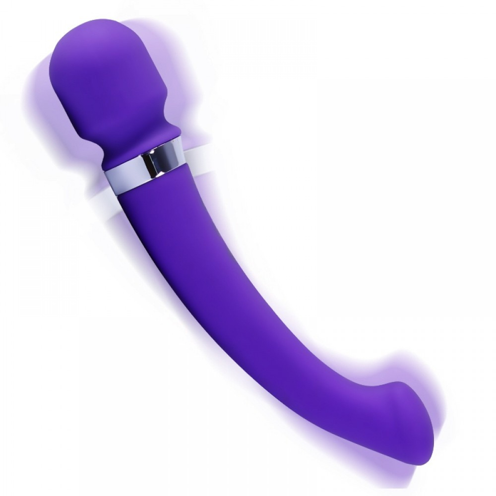 Massageador Er�tico Flex�vel em Silicone com Estimulador de Ponto G Recarreg�vel Libo Roxo em destaque