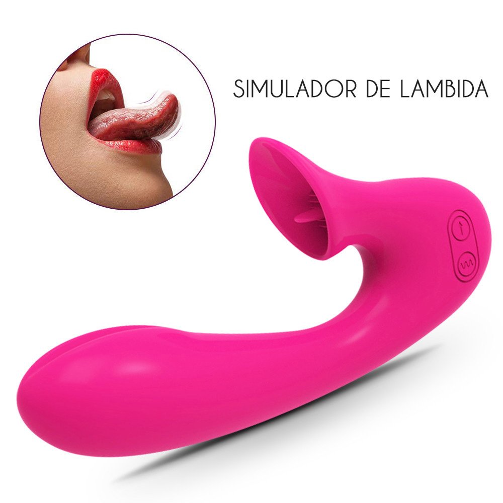 Vibrador Duplo Recarregável em Silicone com 12 Vibrações Olivia Pink | Foto 02 Vibrador Duplo Recarregável em Silicone com 12 Vibrações Olivia Pink | Foto 02
