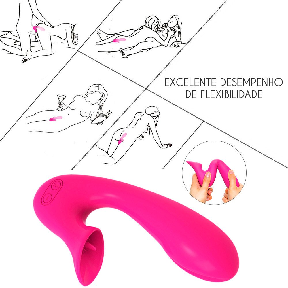 Vibrador Duplo Recarregável em Silicone com 12 Vibrações Olivia Pink | Foto 03 Vibrador Duplo Recarregável em Silicone com 12 Vibrações Olivia Pink | Foto 03