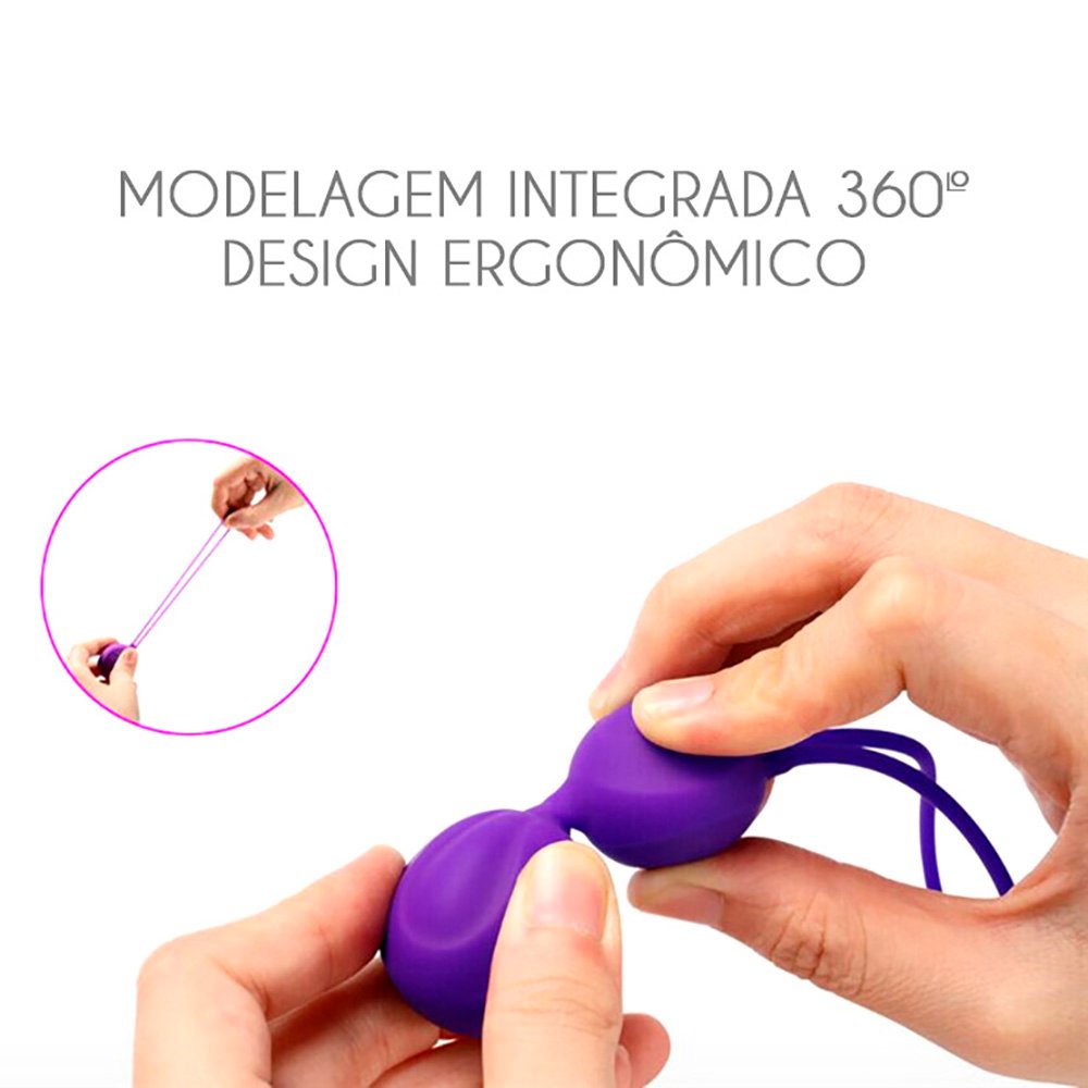 Bola de Pompoarismo em Silicone Kegel Ball com 5 Tamanhos Lulu | Foto 05