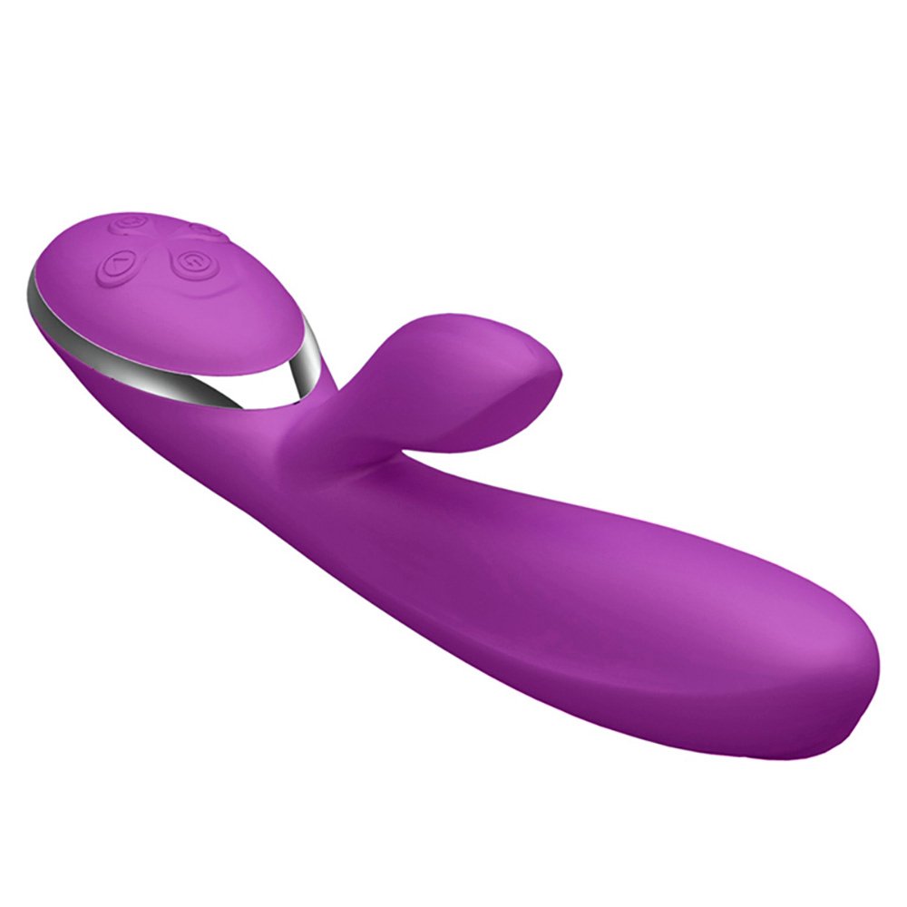 Vibrador Rabbit Rotativo Recarreg�vel em Silicone com 12 Vibra��es Bart Roxo | Foto 02