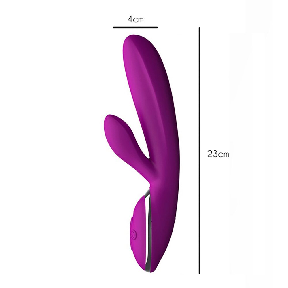 Vibrador Rabbit Rotativo Recarreg�vel em Silicone com 12 Vibra��es Bart Roxo | Foto 06