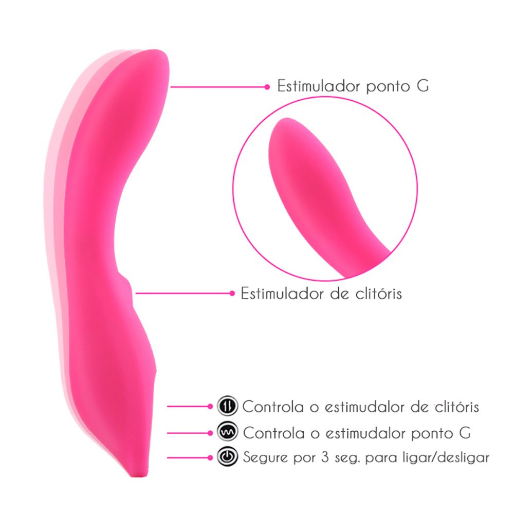 Vibrador Ponto G Recarregável em Silicone com 12 Vibrações Bla Pink | Foto 06 Vibrador Ponto G Recarregável em Silicone com 12 Vibrações Bla Pink | Foto 06