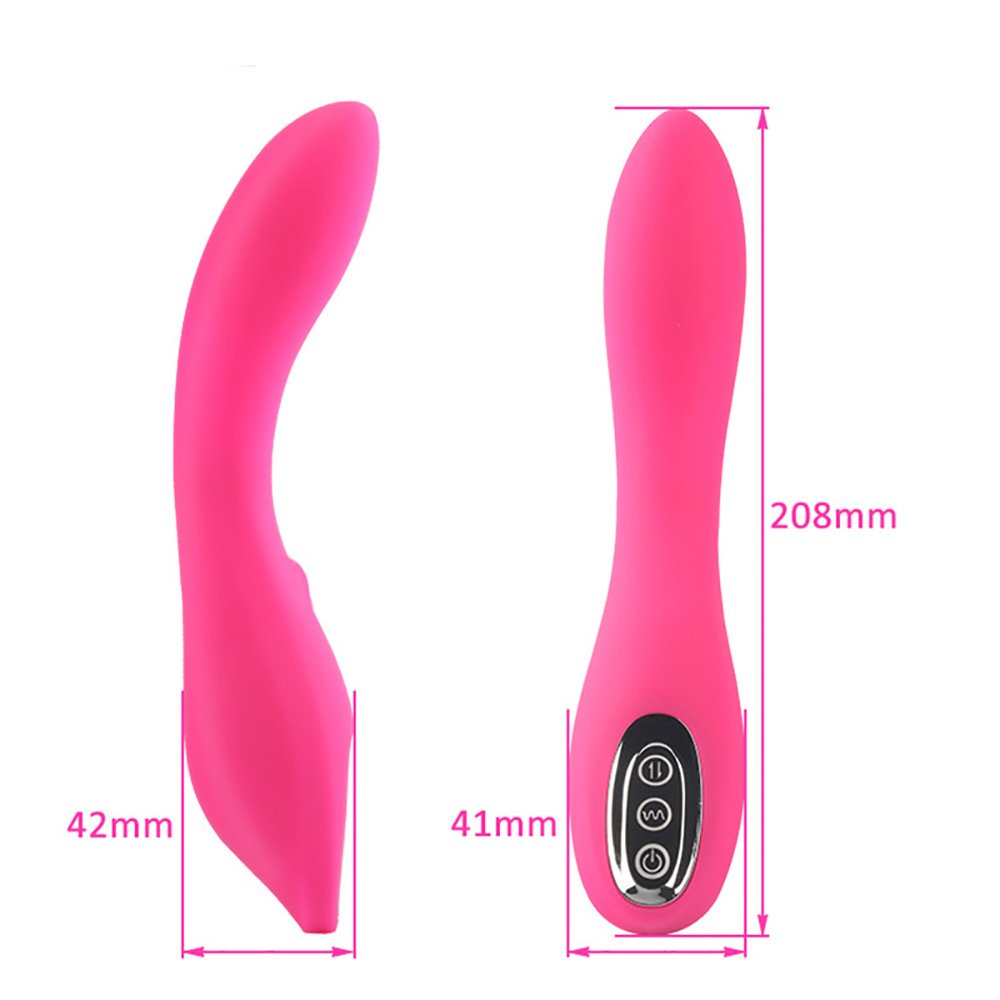 Vibrador Ponto G Recarregável em Silicone com 12 Vibrações Bla Pink | Foto 07 Vibrador Ponto G Recarregável em Silicone com 12 Vibrações Bla Pink | Foto 07