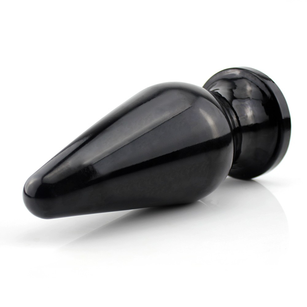 Plug Anal Gigante Flex�vel Sputinik 27,5 x 11,5cm Preto Brilhante | Foto 03