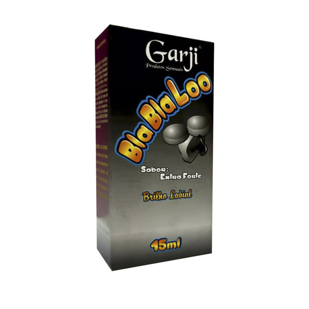 Caixa do Gel do Beijo Brilho Labial Comest�vel BlaBlaLoo ExtraForte Sabor Menta 15ml