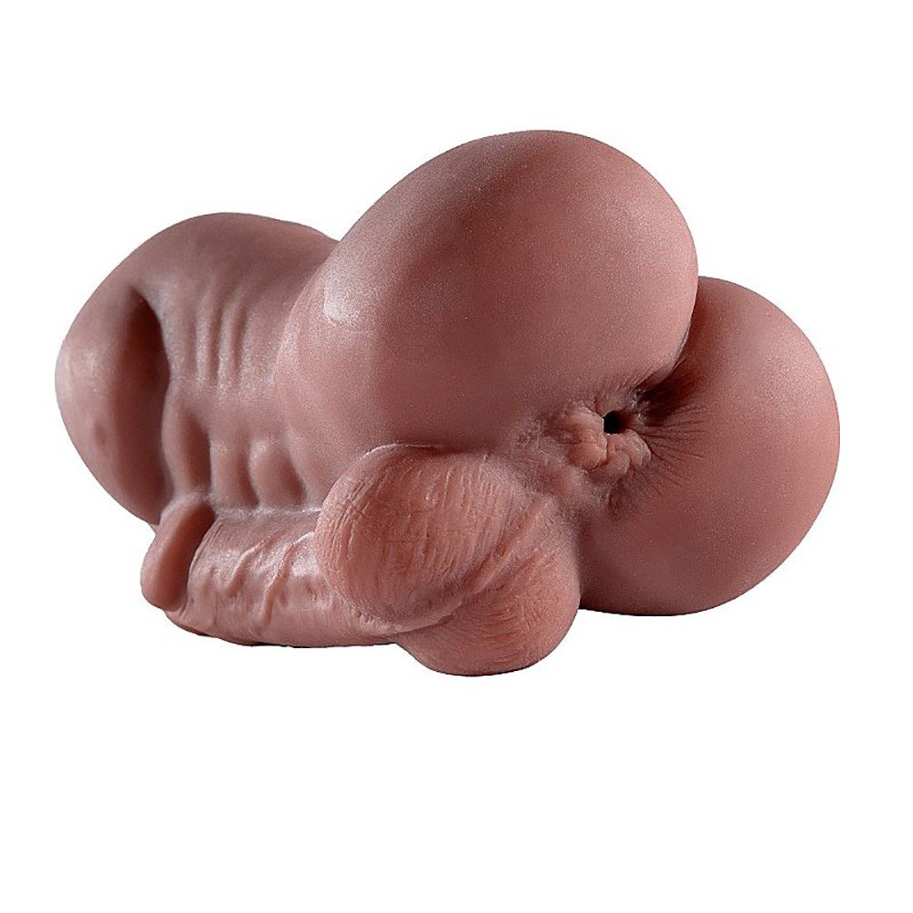 Masturbador Masculino em Cyberskin Formato de Corpo Masculino com Ânus Marrom | Foto 04