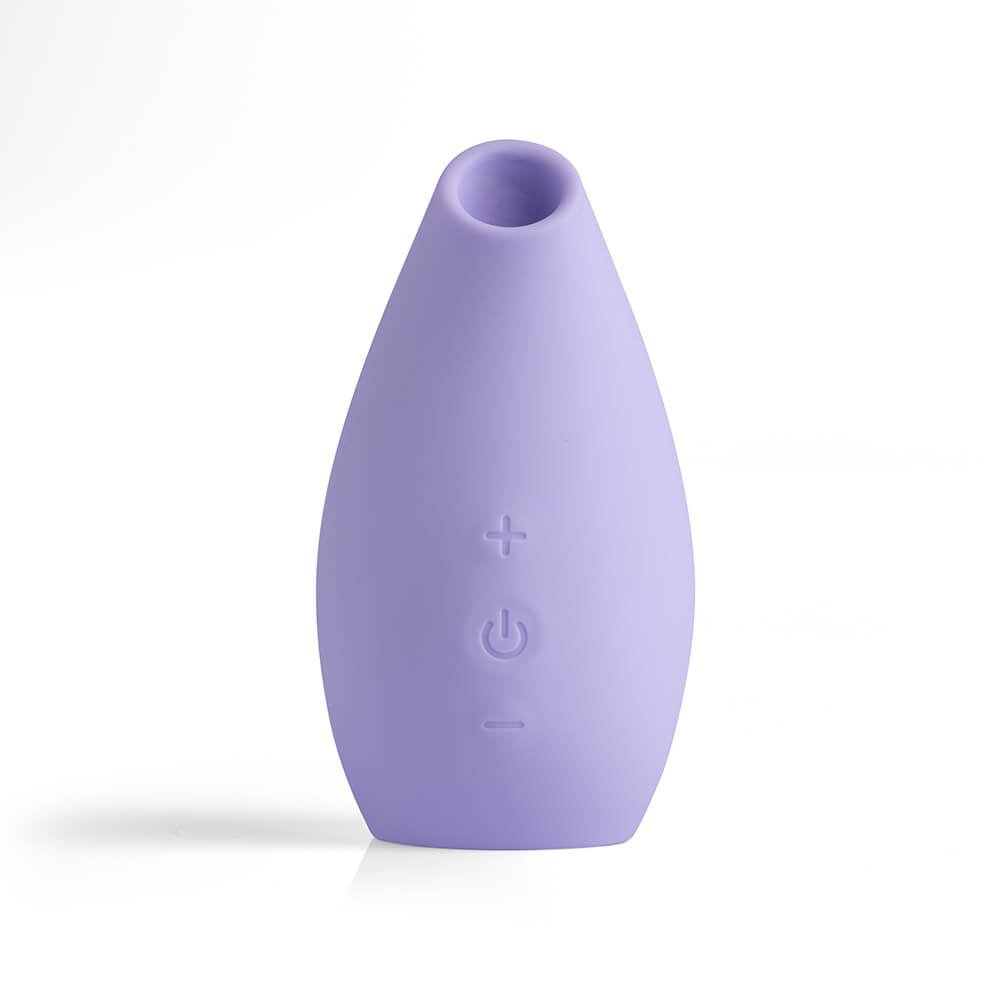 Sugador e Estimulador de Clit�ris Xod� Lil�s - vista frontal com bot�es de controle de +/-, power e -/+