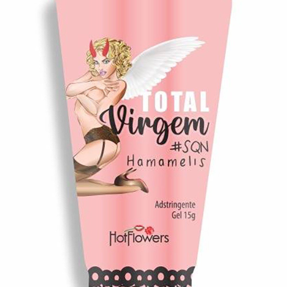 Conjunto de v�rias embalagens do Gel Adstringente Total Virgem SQN 15g, em perspectiva de cima.