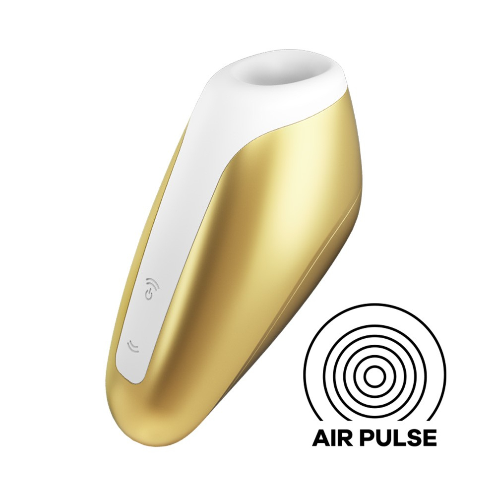 Love Breeze Amarelo - Vista frontal com detalhe da tecnologia Air Pulse