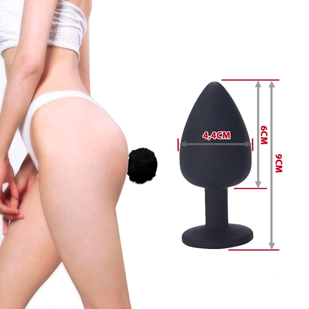 plug anal de coelho Stainless Steel Rabbit Tail Anal Plug Adult Butt... From Youmvp, $2.48 main image 0