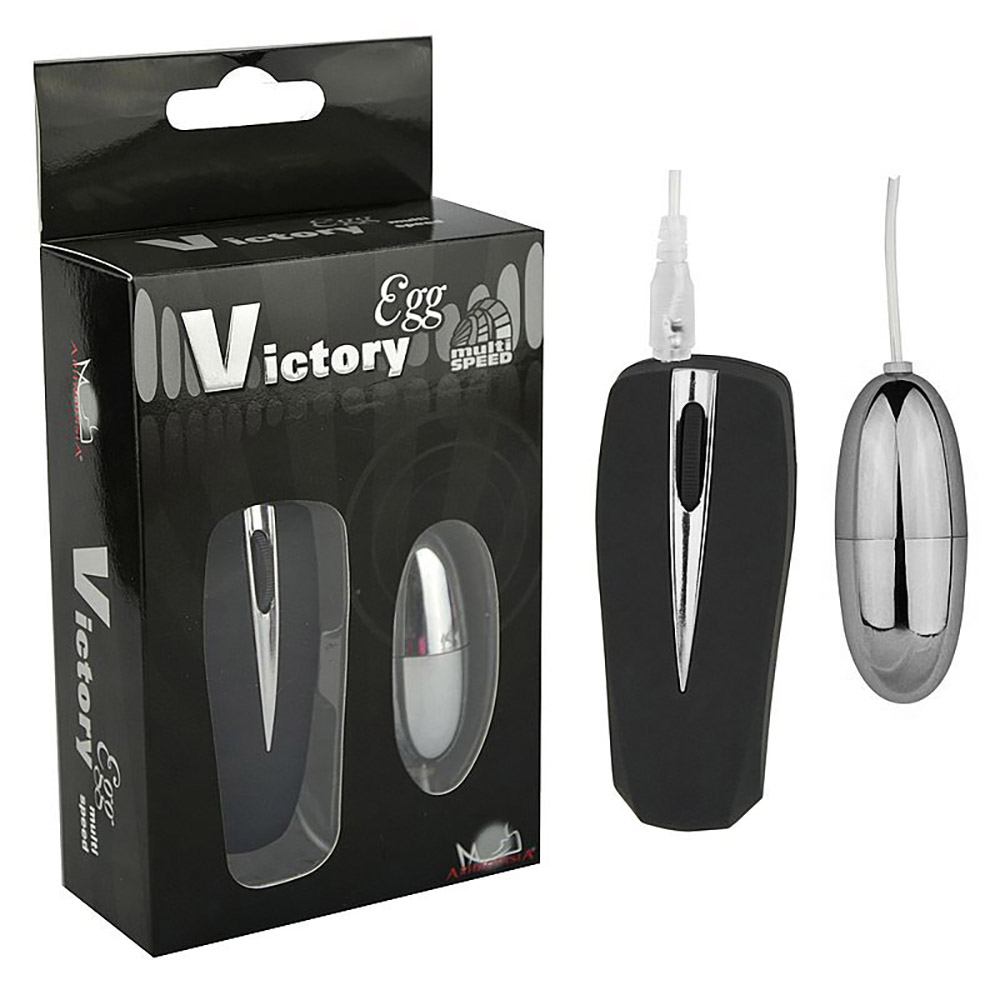 Vibrador Bullet Multivelocidade e Controle com Fio Victory Prata | Foto 01