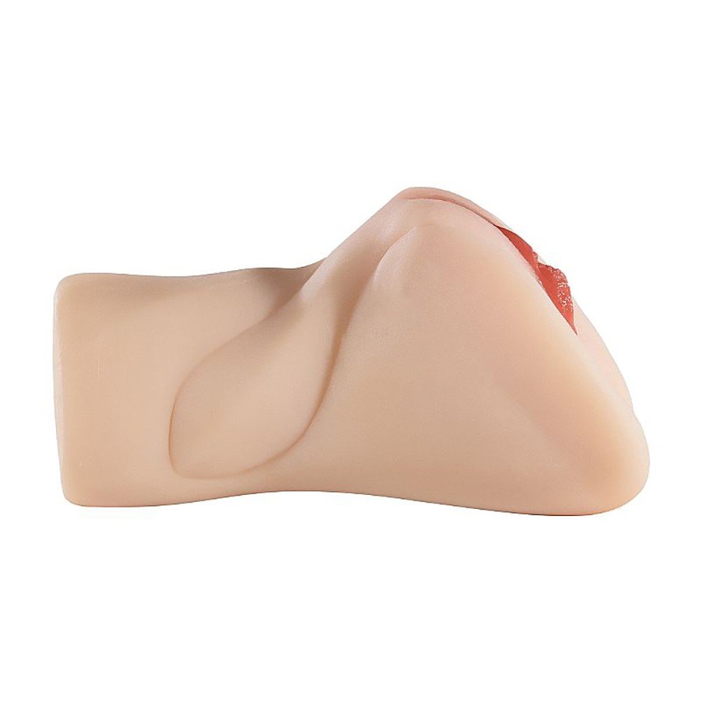 Masturbador Masculino em Cyberskin com Ânus e Vagina Amara Bege | Foto 03