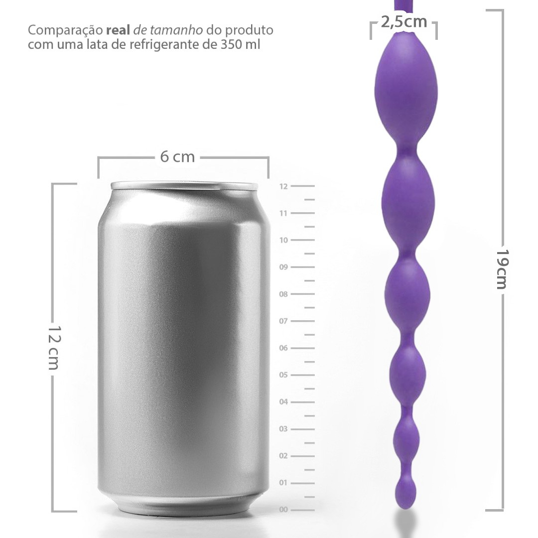 Detalle do plug anal roxo de silicone, mostrando a textura aveludada do material e a curvatura do acess�rio