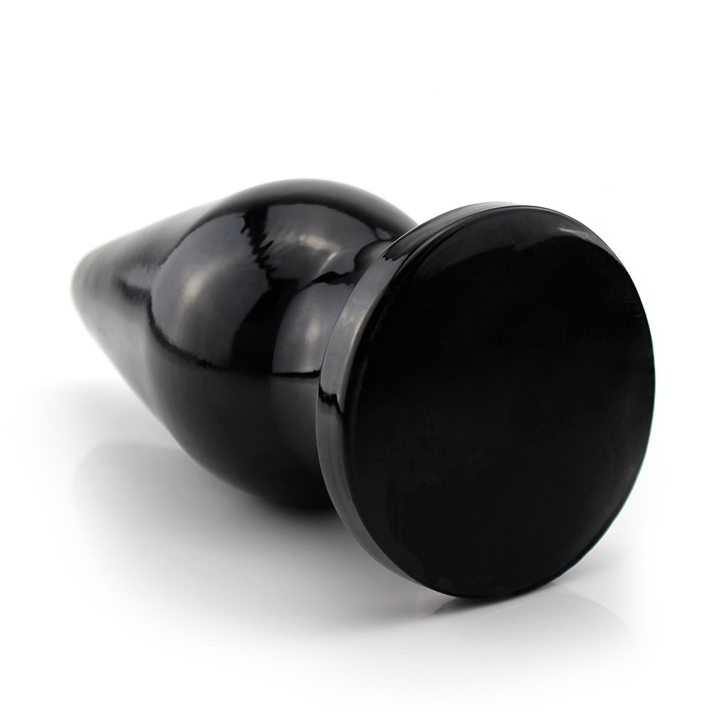 Plug Anal Grande Flex�vel Vostok 25 x 10,5cm Preto Brilhante | Foto 05