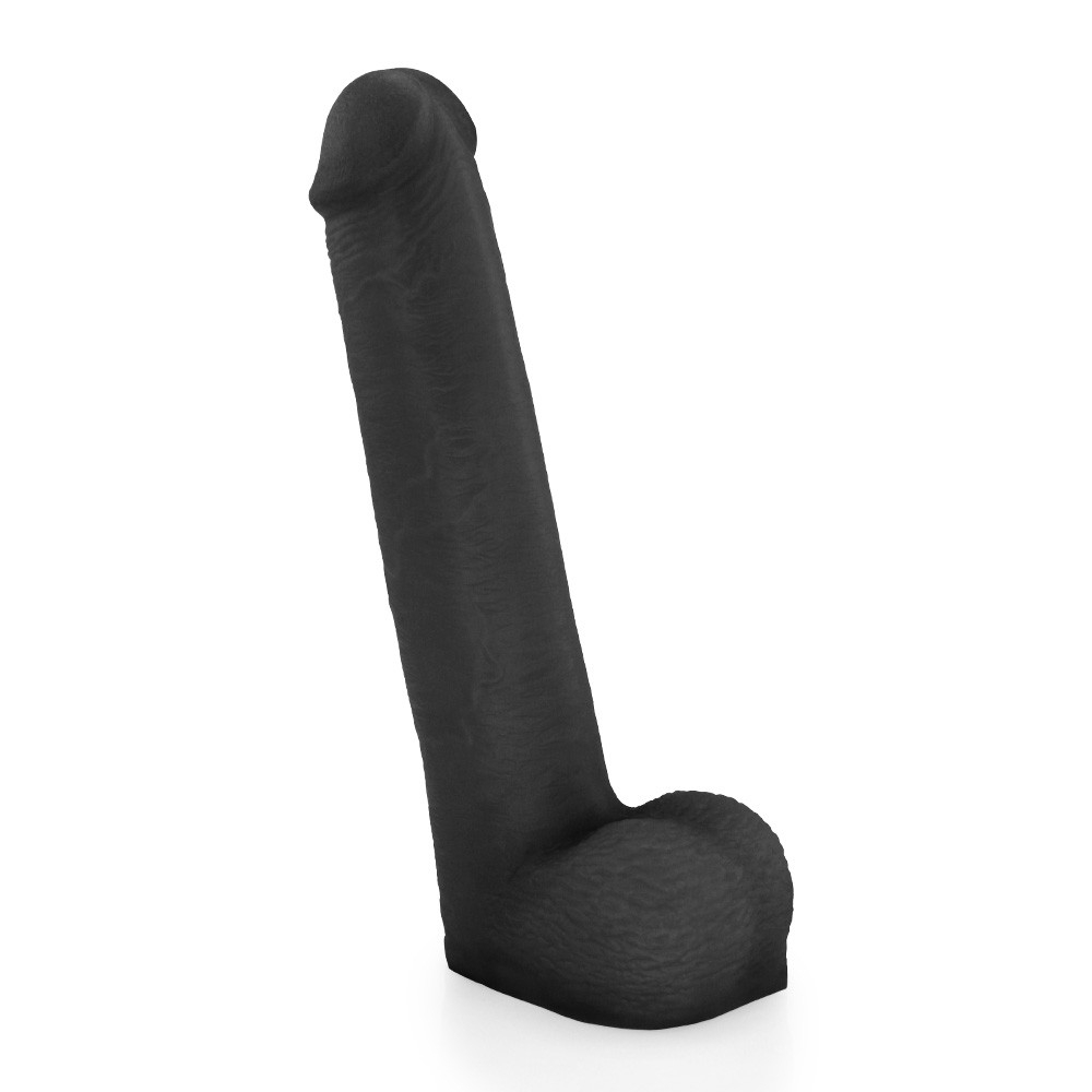 Vista em �ngulo do P�nis Real�stico com Escroto Mike, demonstrando sua flexibilidade e design