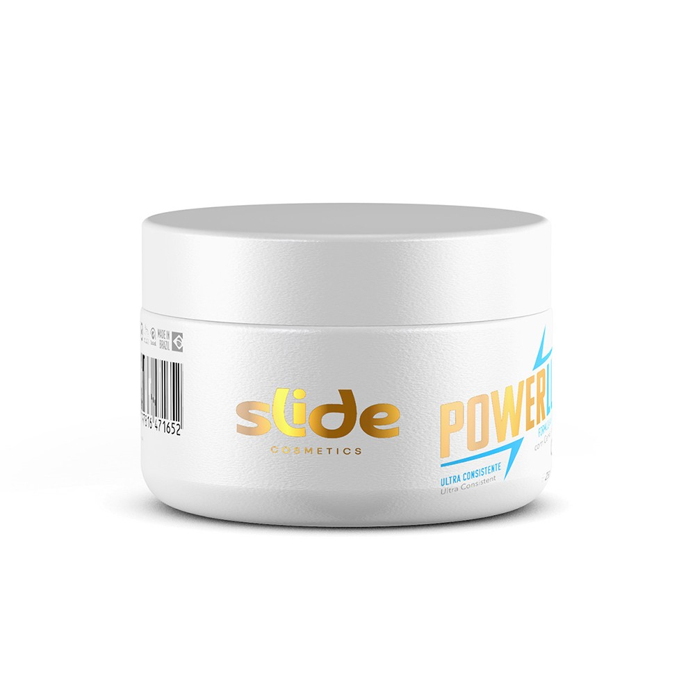 Kit PowerLub Gel, vista traseira do frasco de lubrificante com informa��es de c�digo de barras e fabrica��o