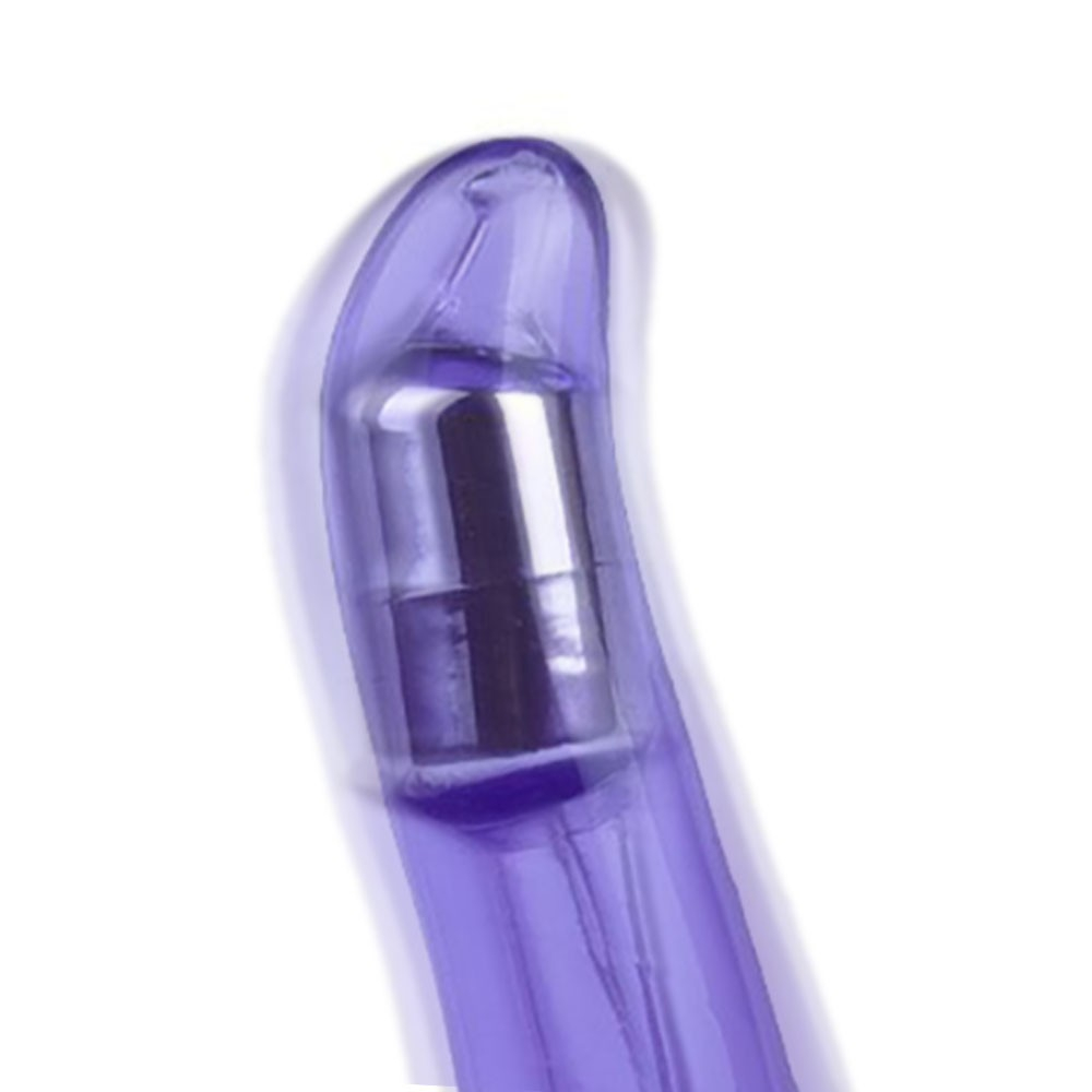 Vibrador Duplo em Jelly Multivelocidade Lil�s - Detalhe da base e onde as pilhas s�o inseridas