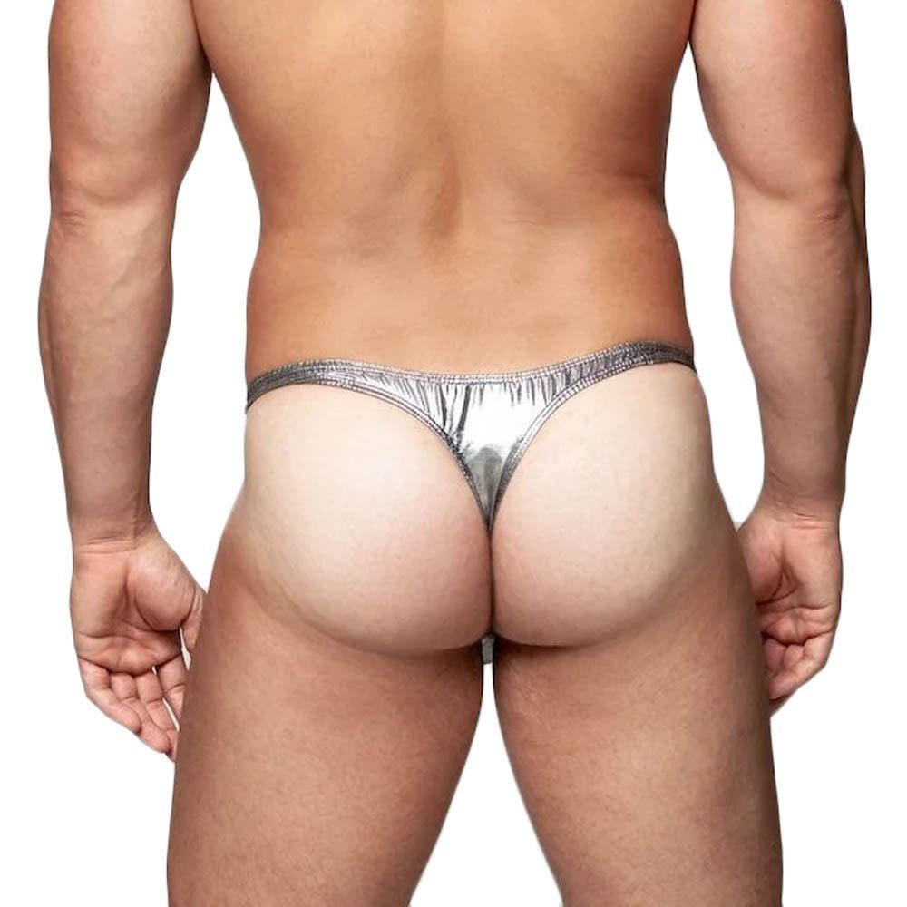 Cueca Sensual Fio Dental em Cirre Prata | Foto 06