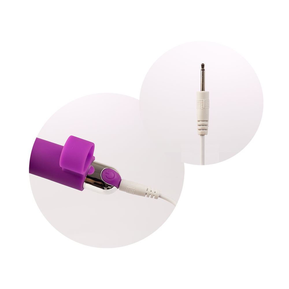 Dedeira Vibratória em Silicone Recarregável 10 Vibrações LIA Roxo | Foto 03 Dedeira Vibratória em Silicone Recarregável 10 Vibrações LIA Roxo | Foto 03