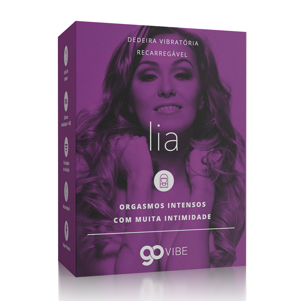 Dedeira Vibratória em Silicone Recarregável 10 Vibrações LIA Roxo | Foto 05 Dedeira Vibratória em Silicone Recarregável 10 Vibrações LIA Roxo | Foto 05