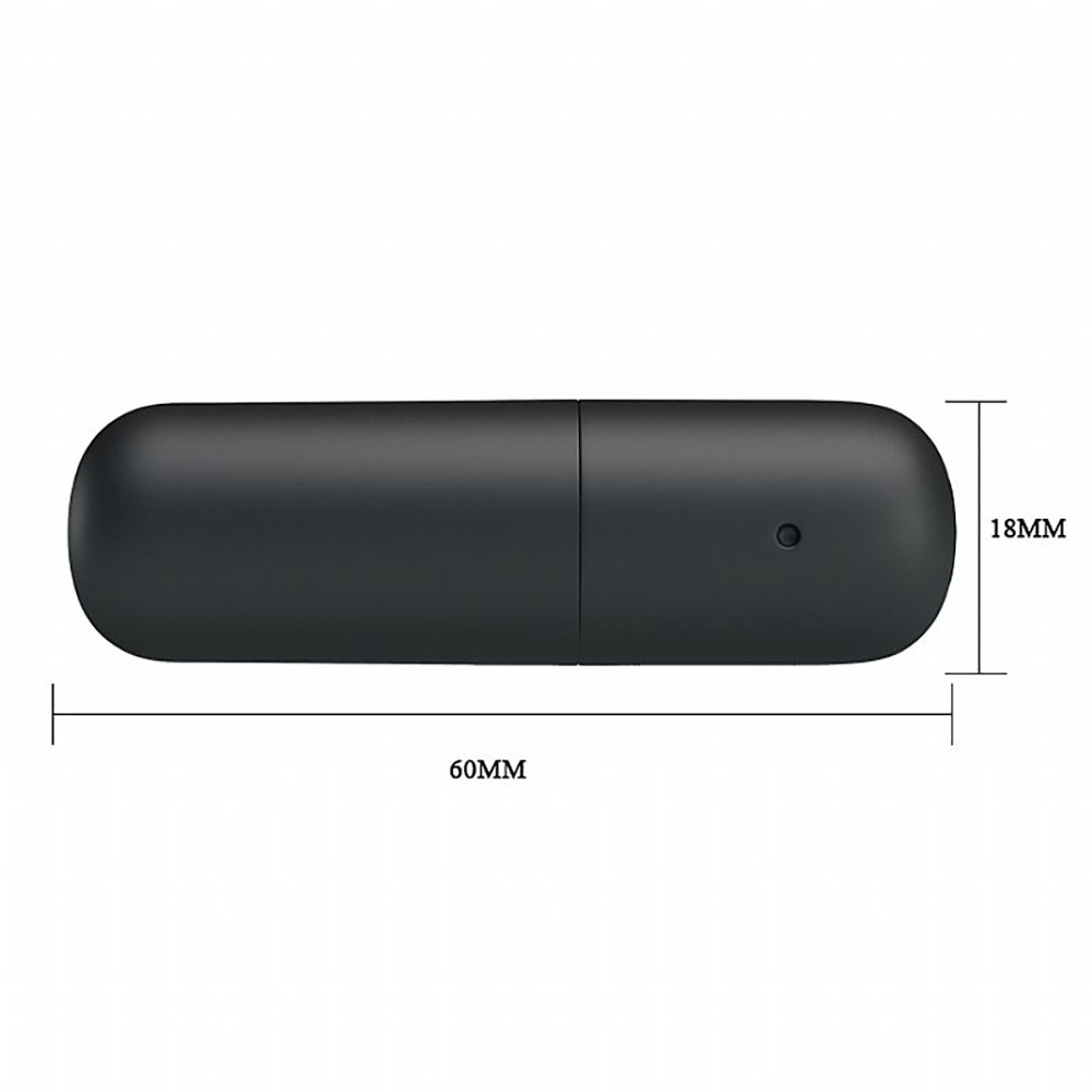 Vibrador Bullet Recarreg�vel POWER Preto em detalhe, evidenciando o acabamento aveludado e a discri��o
