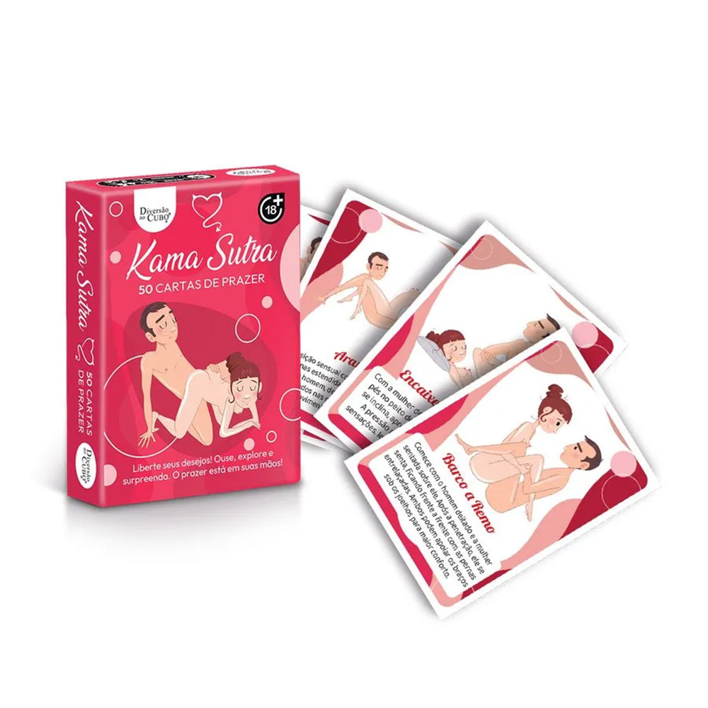 Baralho Kama Sutra 50 Cartas de Prazer - Ilustradas com Posição e Descrição | Foto 01