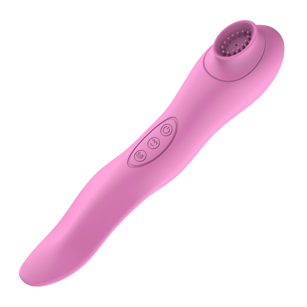 Sugador de Clit�ris Recarreg�vel com 10 Suc��es Sexy Tongue Rosa | Foto 02