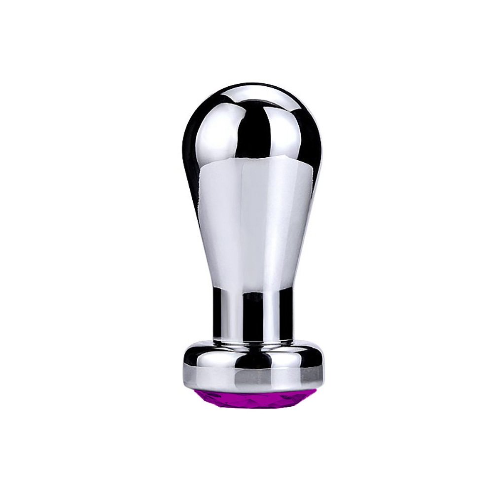 Plug Anal Joia em A�o Oval Tamanho P Pink | Foto 04